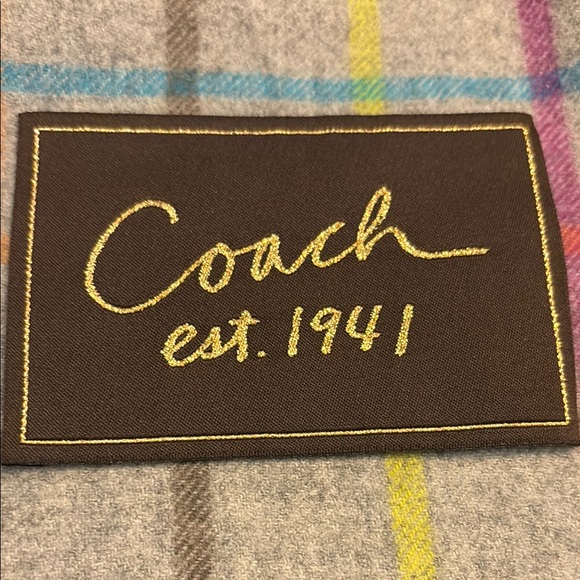 Coach Multicolor Plaid Scarf - Picture 2 of 7